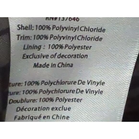 London Fog Collection Brown Vegan Leather Shoulder Saddle Bag 11 x 17 x 6 - Picture 7 of 8